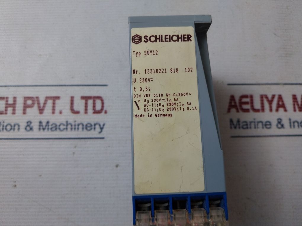 Schleicher Ssy12 Time Relay