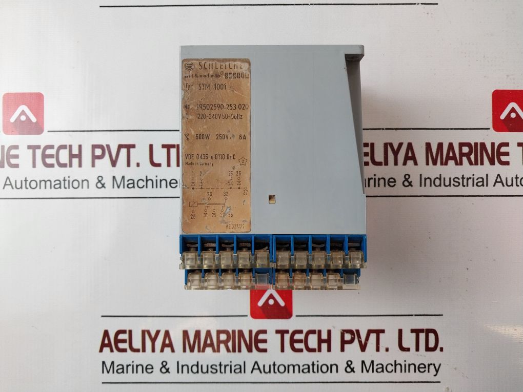 Schleicher Stm 1001 Time Delay Relay