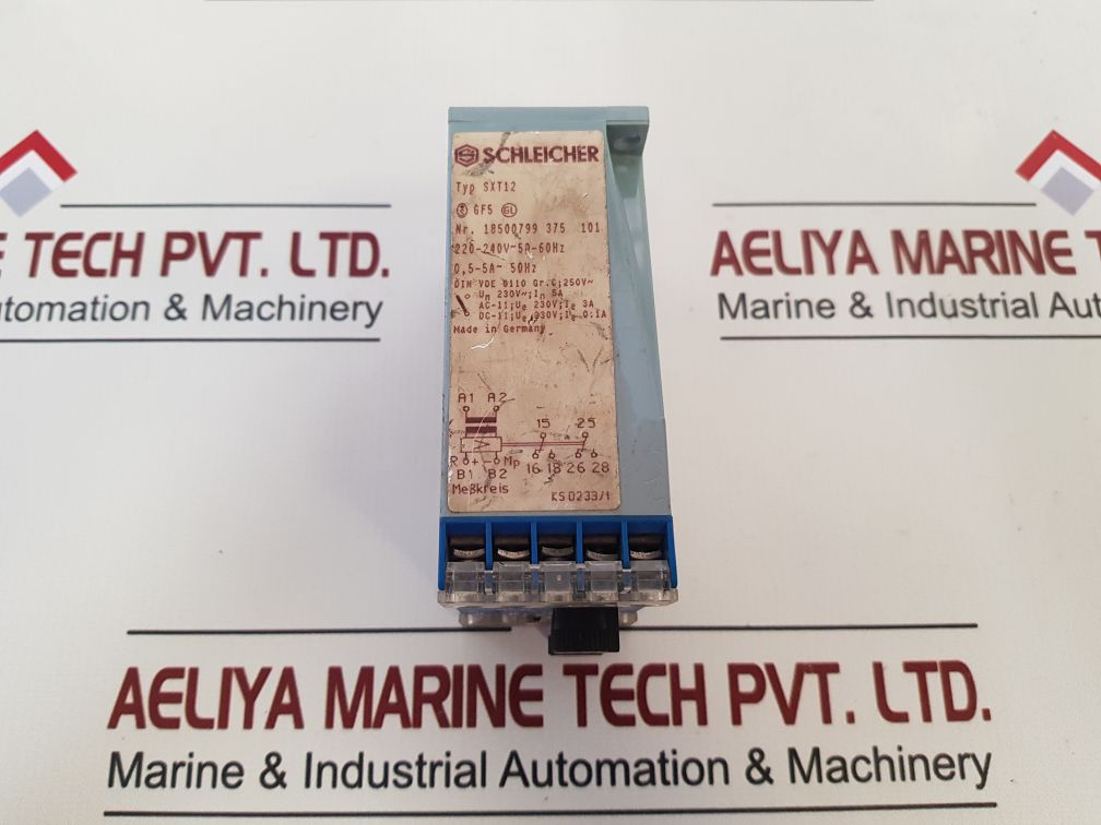 Schleicher Sxt12 Current Measuring Relay 18500799 375 101/18500799 375 091