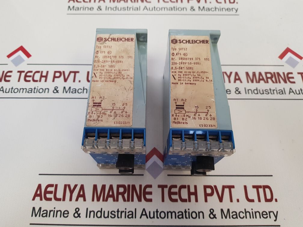 Schleicher Sxt12 Current Measuring Relay 18500799 375 101/18500799 375 091