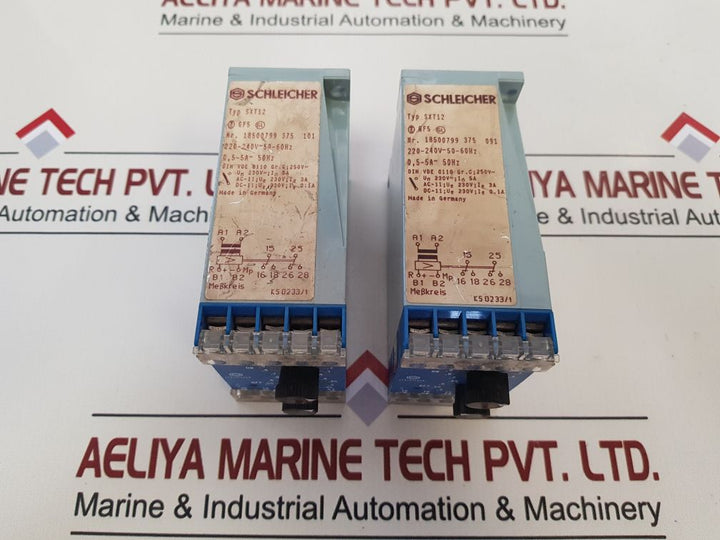 Schleicher Sxt12 Current Measuring Relay 18500799 375 101/18500799 375 091