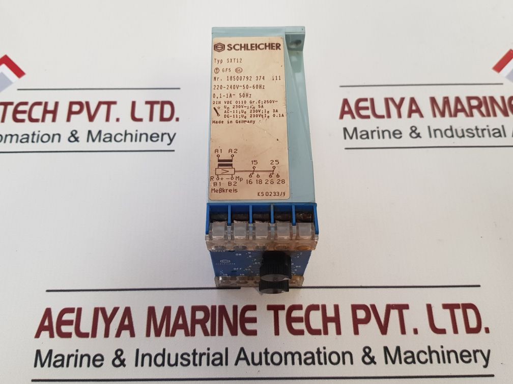 Schleicher Sxt12 Current Measuring Relay 220V-240V Ac