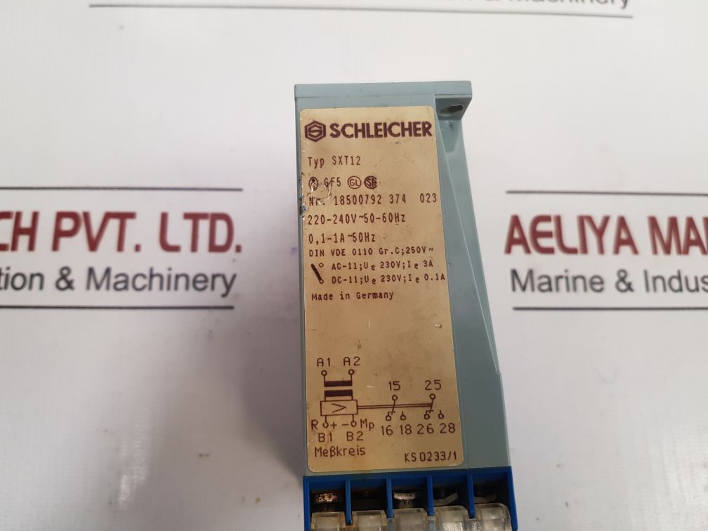 Schleicher Sxt12 Time Relay