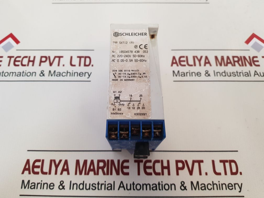 Schleicher Sxt12 (A) Current Measuring Relay 18504578 438 053