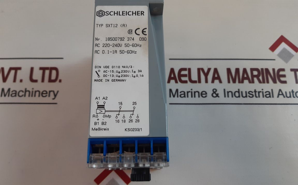 Schleicher Sxt12 (A) Voltage Measuring Relay
