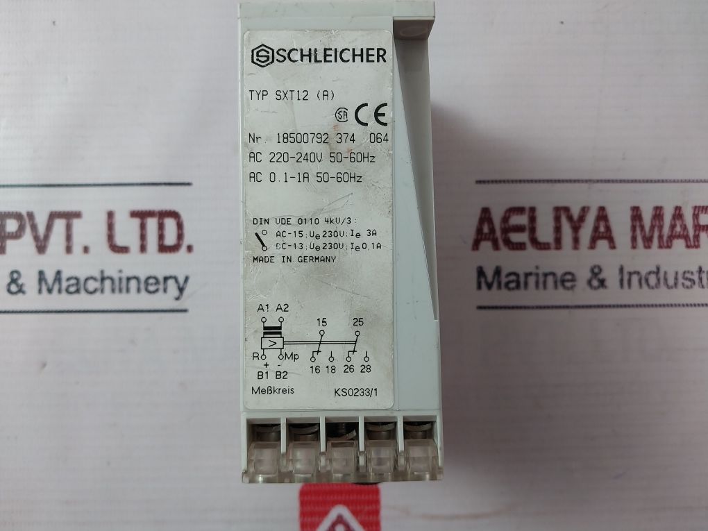 Schleicher Sxt12 (A) Current Measuring Relay