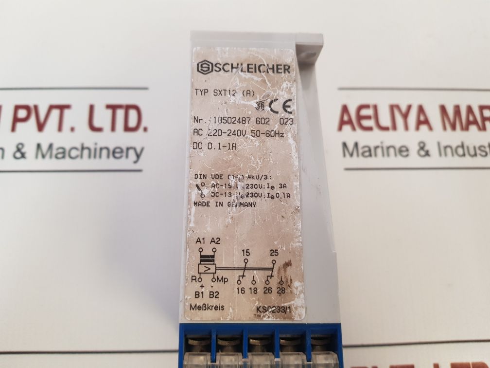 Schleicher Sxt12(A) Current Measuring Relay 18502487 602 023