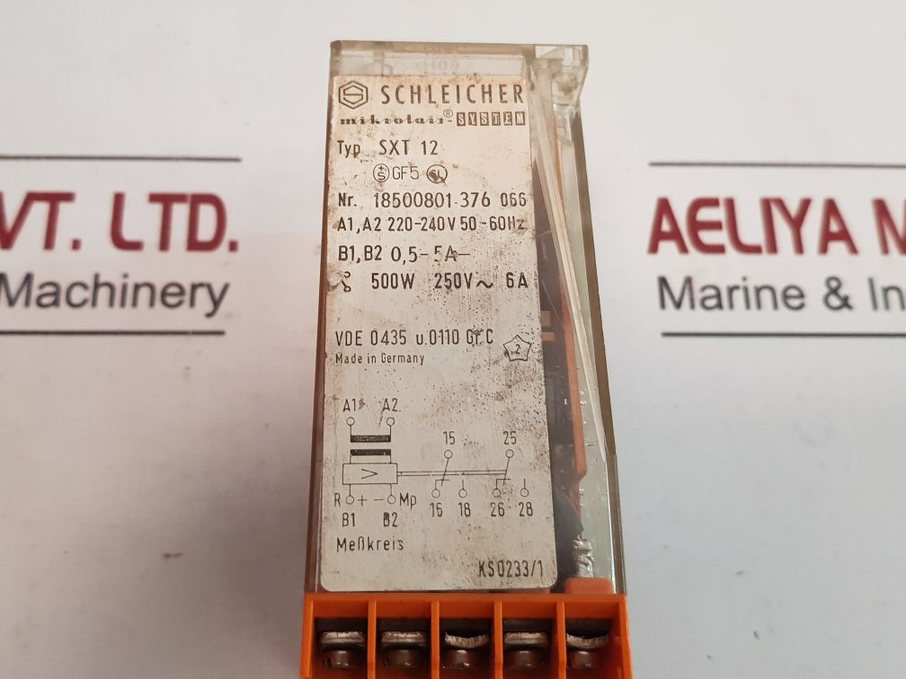 Schleicher Sxt 12 Timing Relay 18500801-376 066