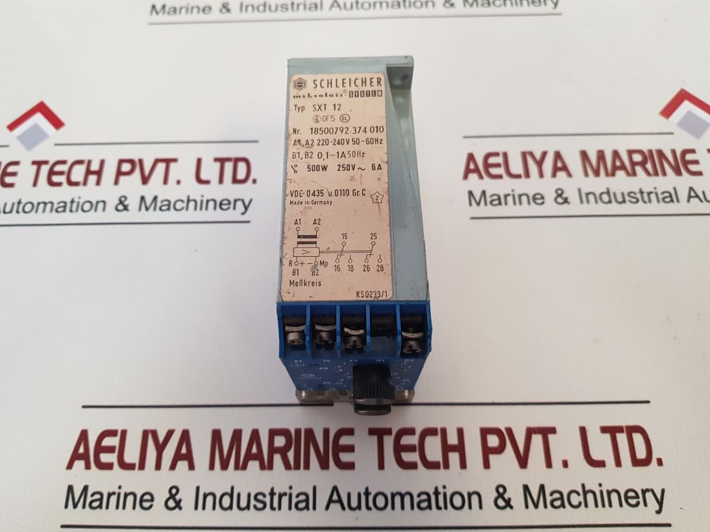 Schleicher Sxt 12 On/Off Delay Current Relay 18500792-374 010