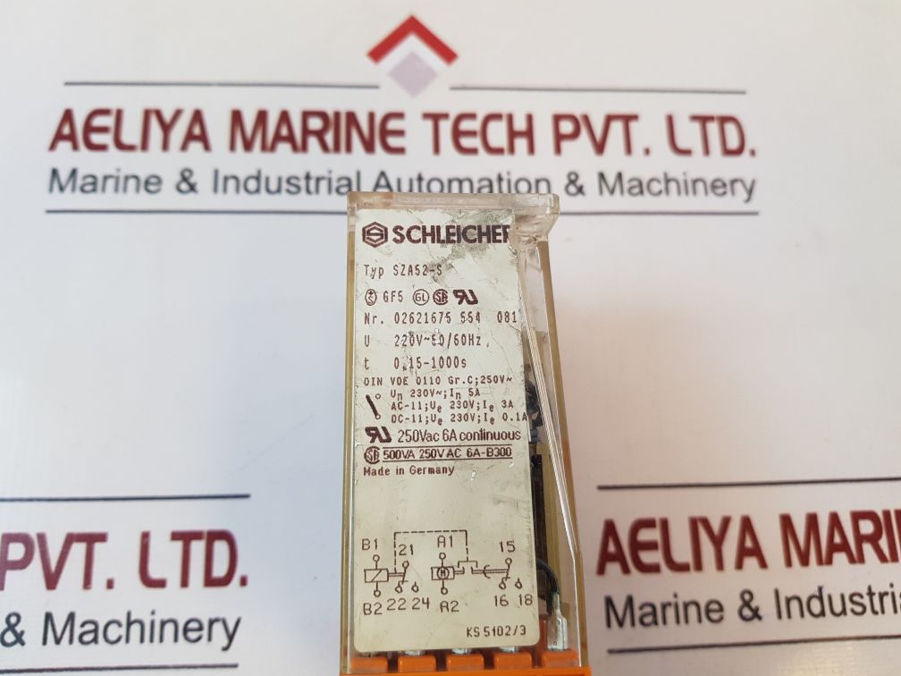 Schleicher Sza52-s Timing Relay