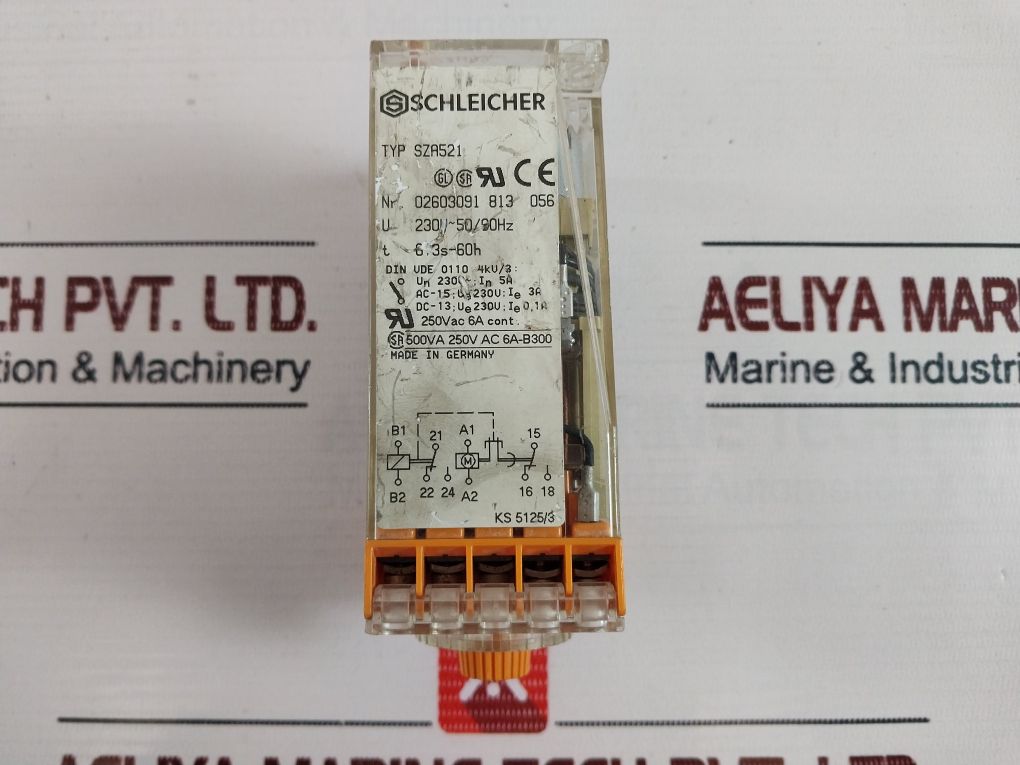 Schleicher Sza521 Time Relay 230V~ 50/60Hz