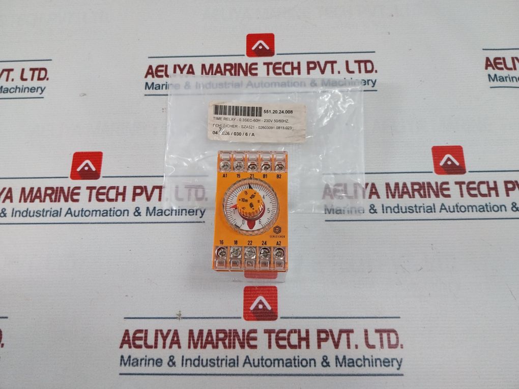 Schleicher Sza521 Time Relay 500Va 250V Ac
