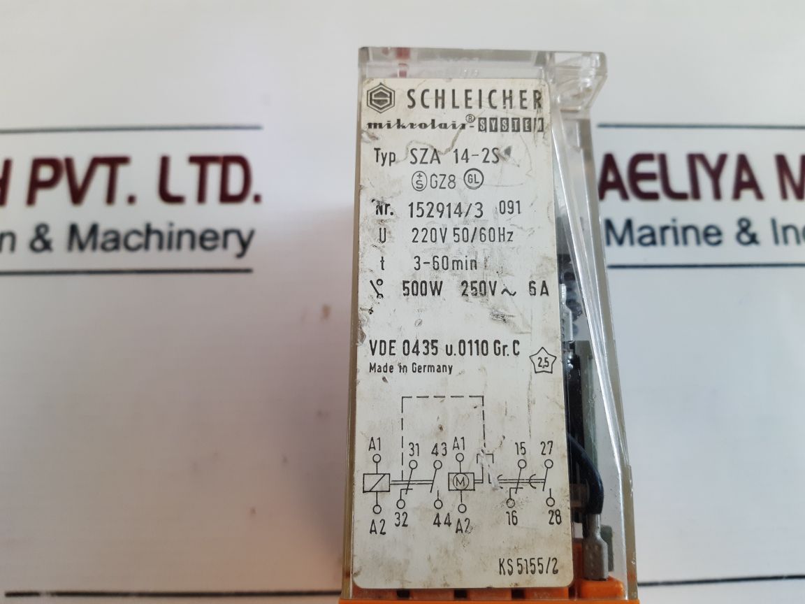 Schleicher Sza 14-2S Time Relay