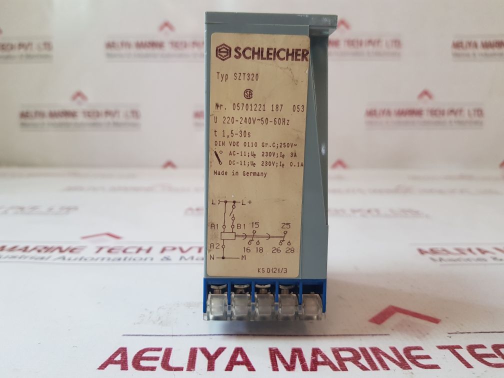 Schleicher Szt320 Time Relay 220-240V~ 1,5-30S