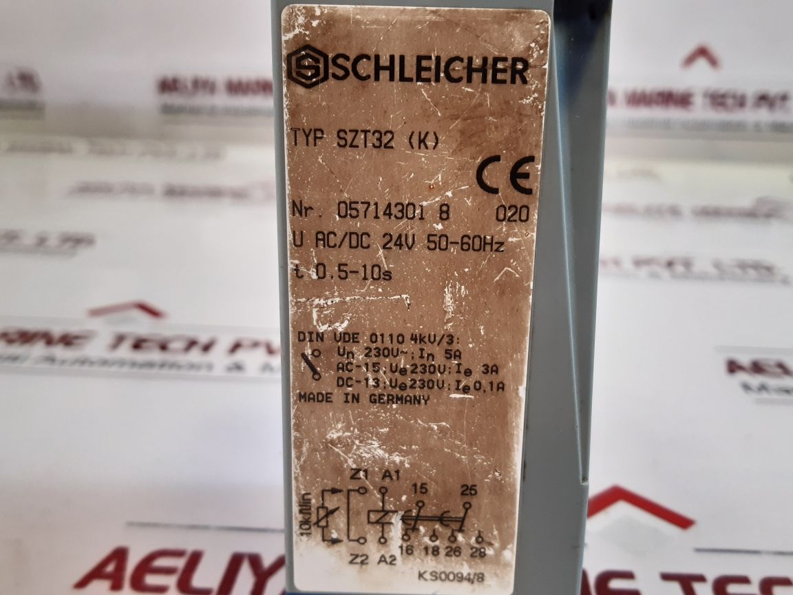 Schleicher Szt32 (K) Time Relay 0,5-10S
