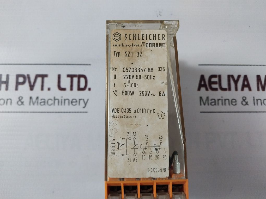 Schleicher Szt-32 500W 250W 6A Electronic Time Relay 5-100 S