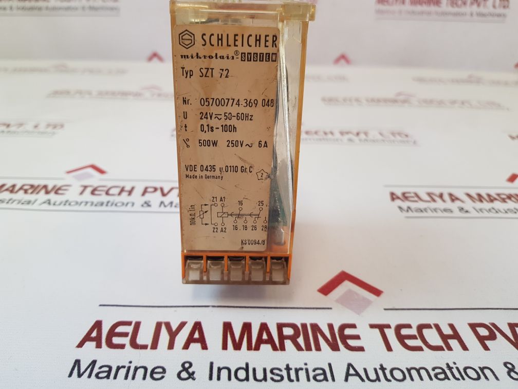 Schleicher Szt 72 Time Delay Relay 0,1S-100H