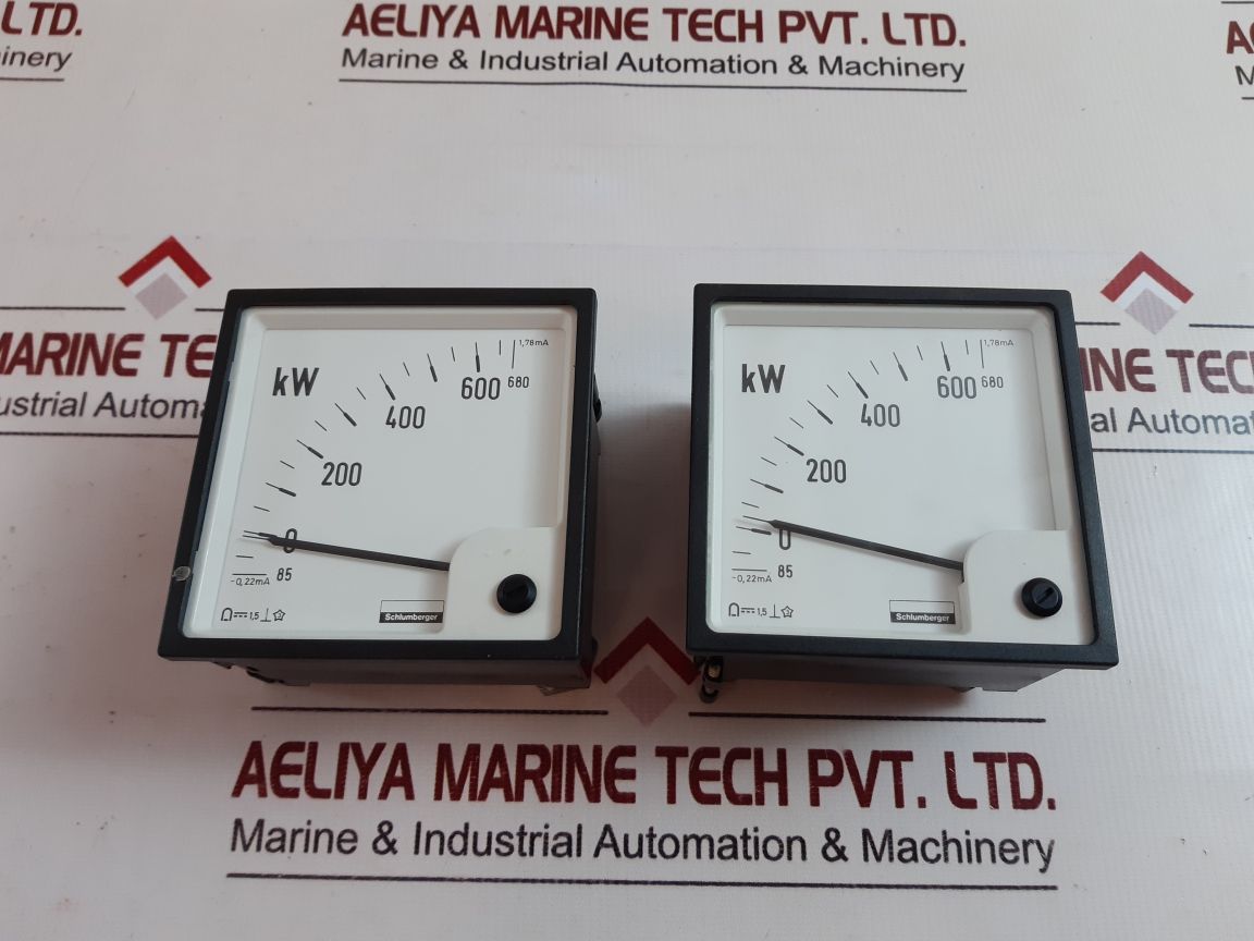 Schlumberger Panel Meter -85 Kw +680Kw
