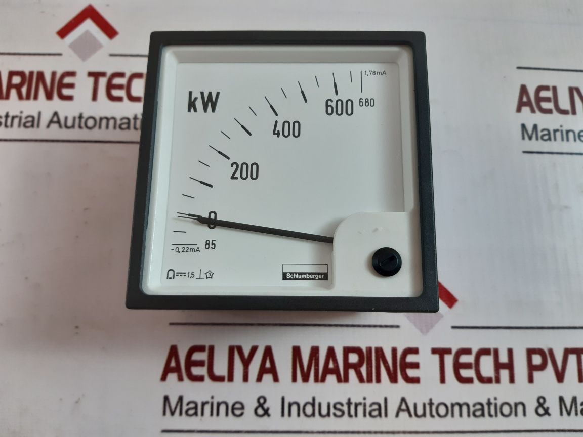 Schlumberger Panel Meter -85 Kw +680Kw

