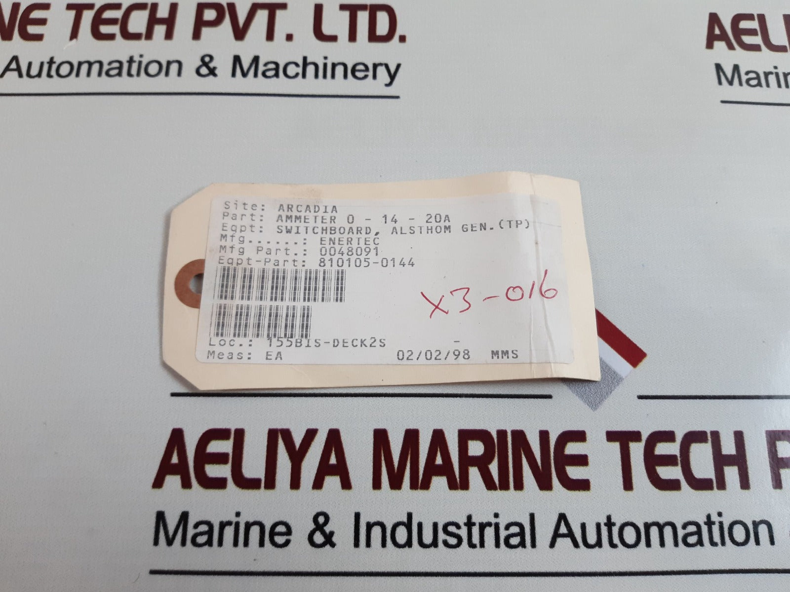 Schlumberger 0-14-20A Ammeter 0048091
