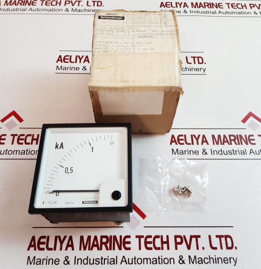 Schlumberger Panel Meter 0-1,3 Ka
