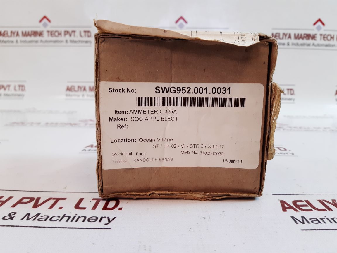Schlumberger 0-325A Ammeter