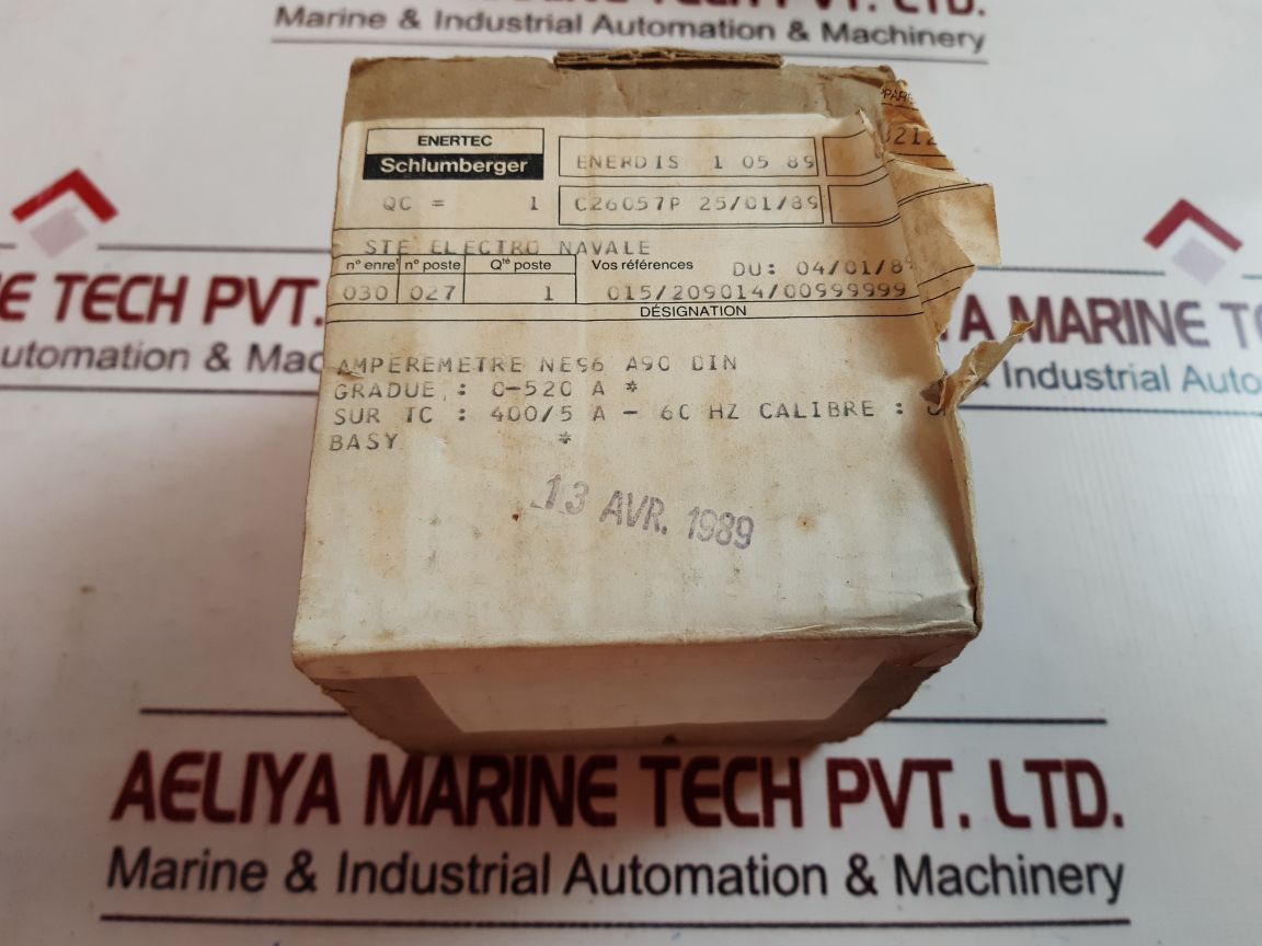 Schlumberger 0-520 A Ammeter
