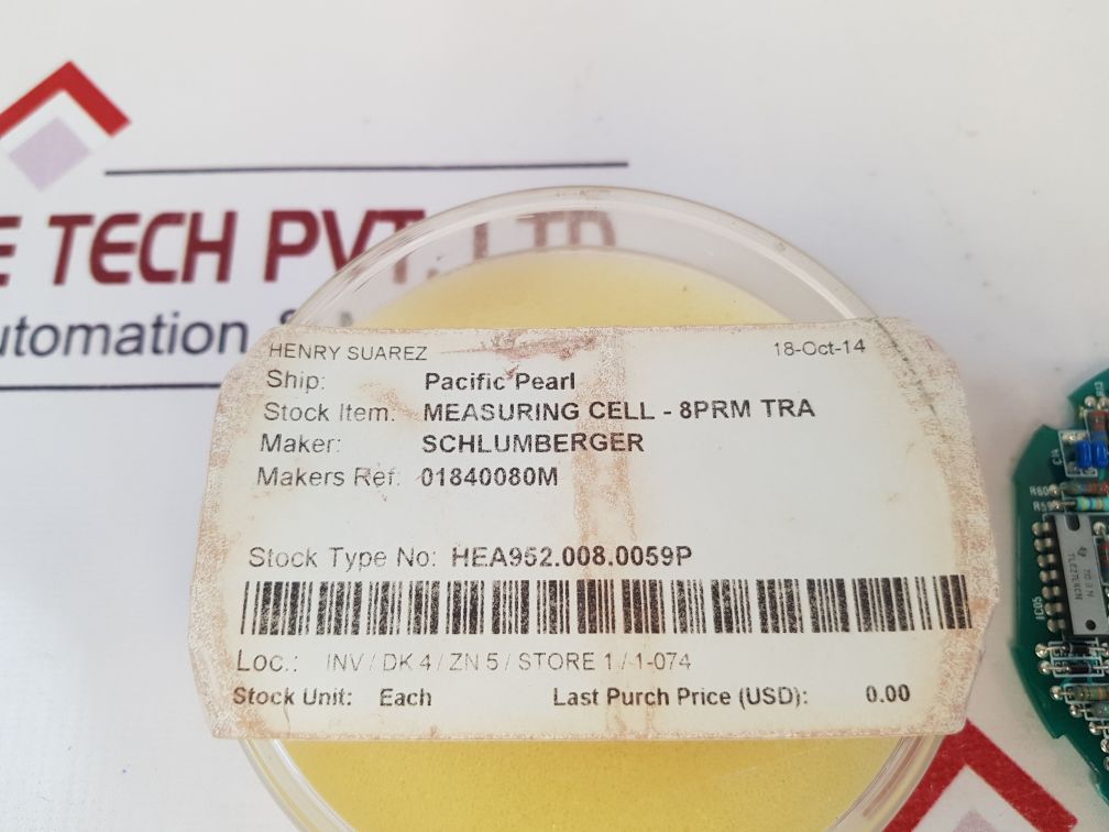Schlumberger 01840080M Pcb