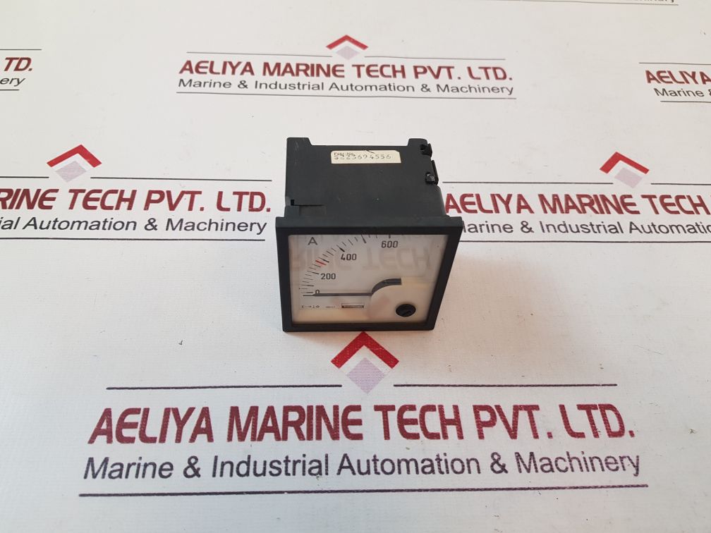 Set of 3x Schlumberger 500/5a ammeter 0 to 600 a