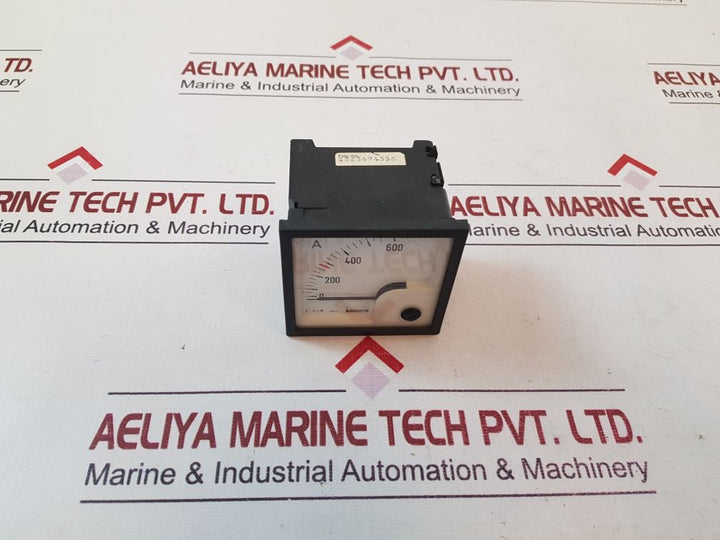 Set of 3x Schlumberger 500/5a ammeter 0 to 600 a