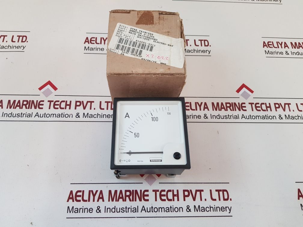 Schlumberger Ammeter 0-130A

