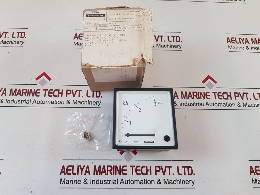 Schlumberger 0-3,25Ka Panel Meter
