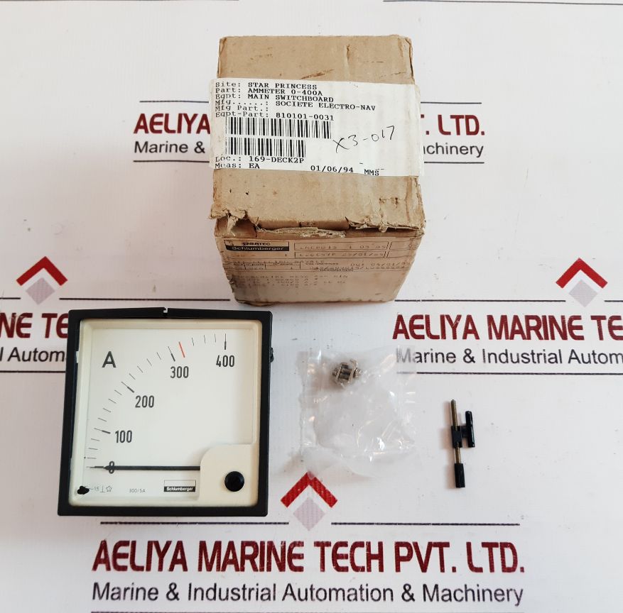 Schlumberger Ammeter 0-400A
