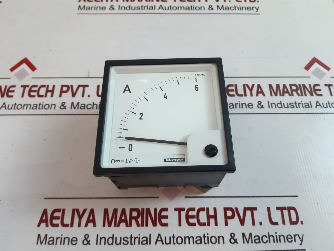 Schlumberger 10101-0042 Ammeter 0-6 A
