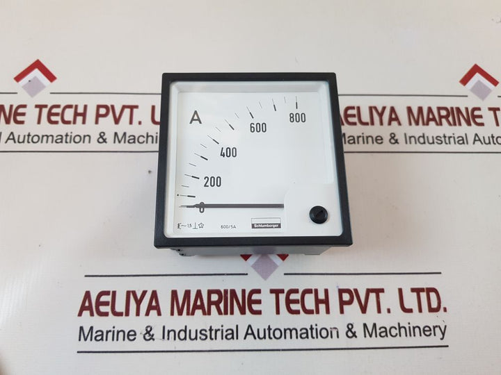 Schlumberger S2624 4866 Ammeter 0-800A
