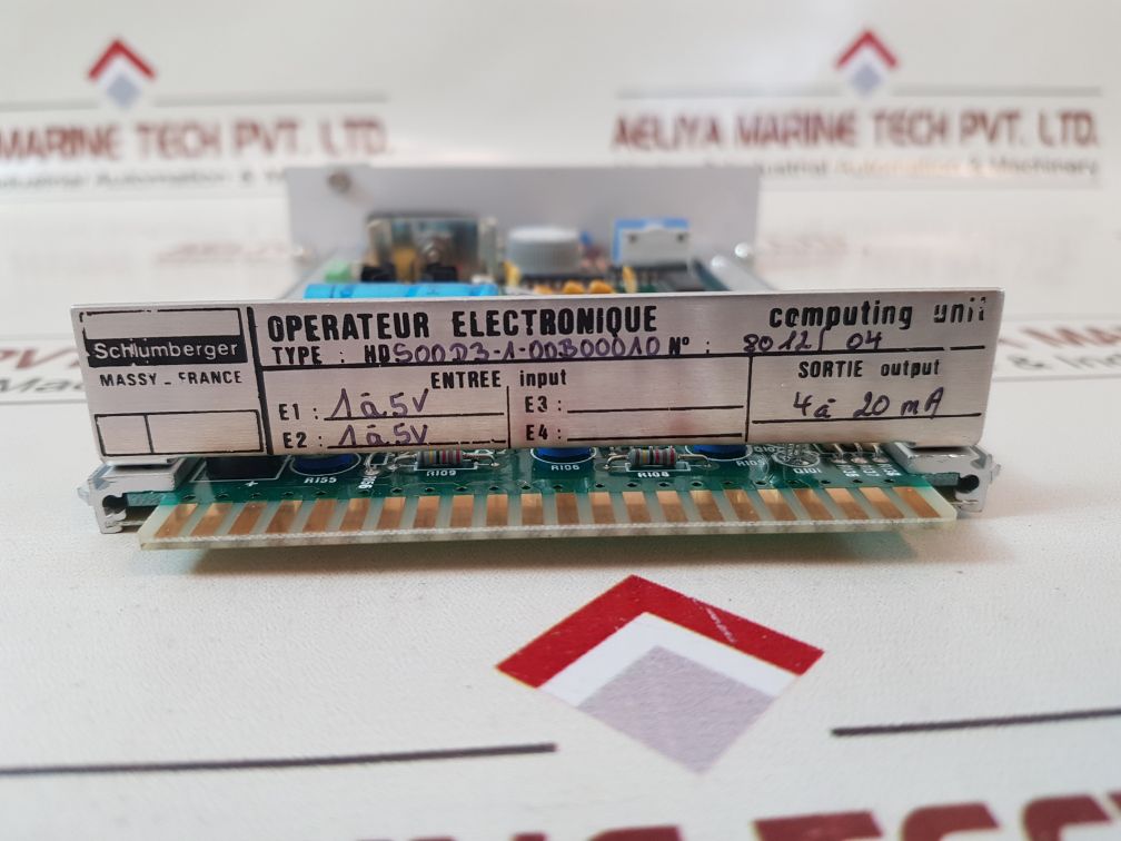 Schlumberger Computing Unit Hds00D3-1-00B00010