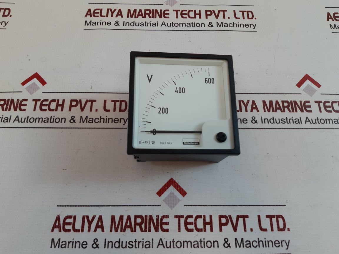 Schlumberger s2624 4855 voltmeter 0-600v
