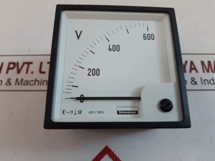 Schlumberger s2624 4855 voltmeter 0-600v