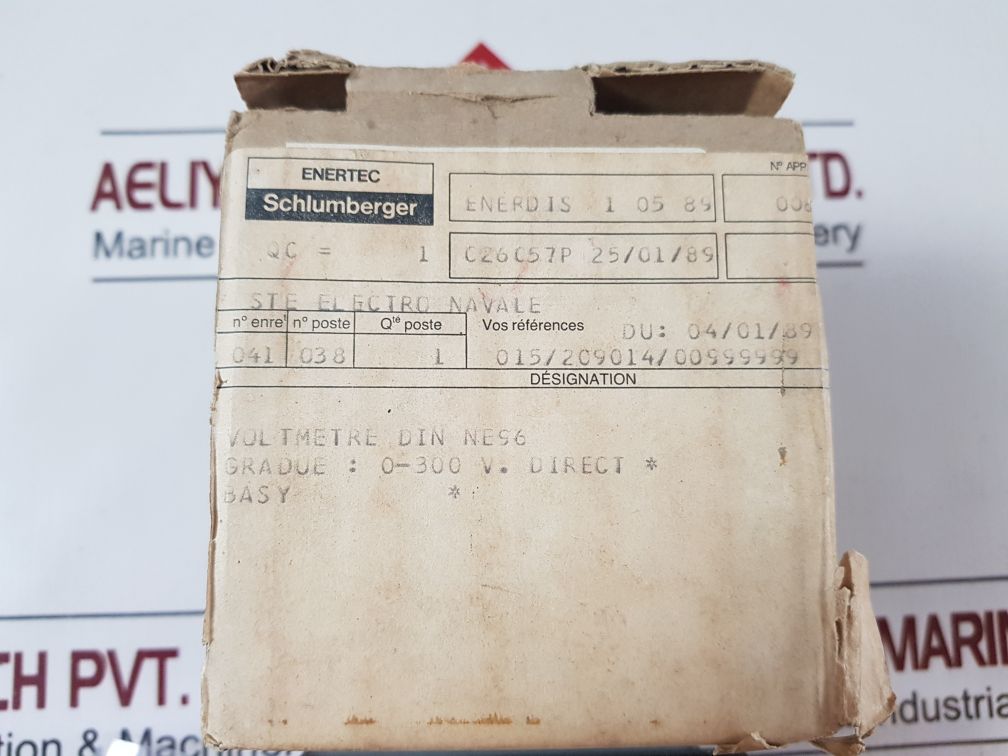 Schlumberger s2624 4949 voltmeter