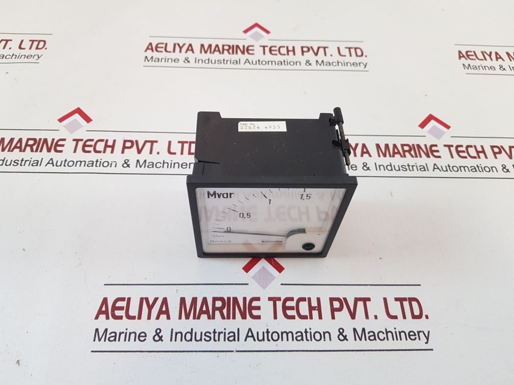 Schlumberger S2624 4953 Panel Meter -0,2 Mvar + 1,6 Mvar
