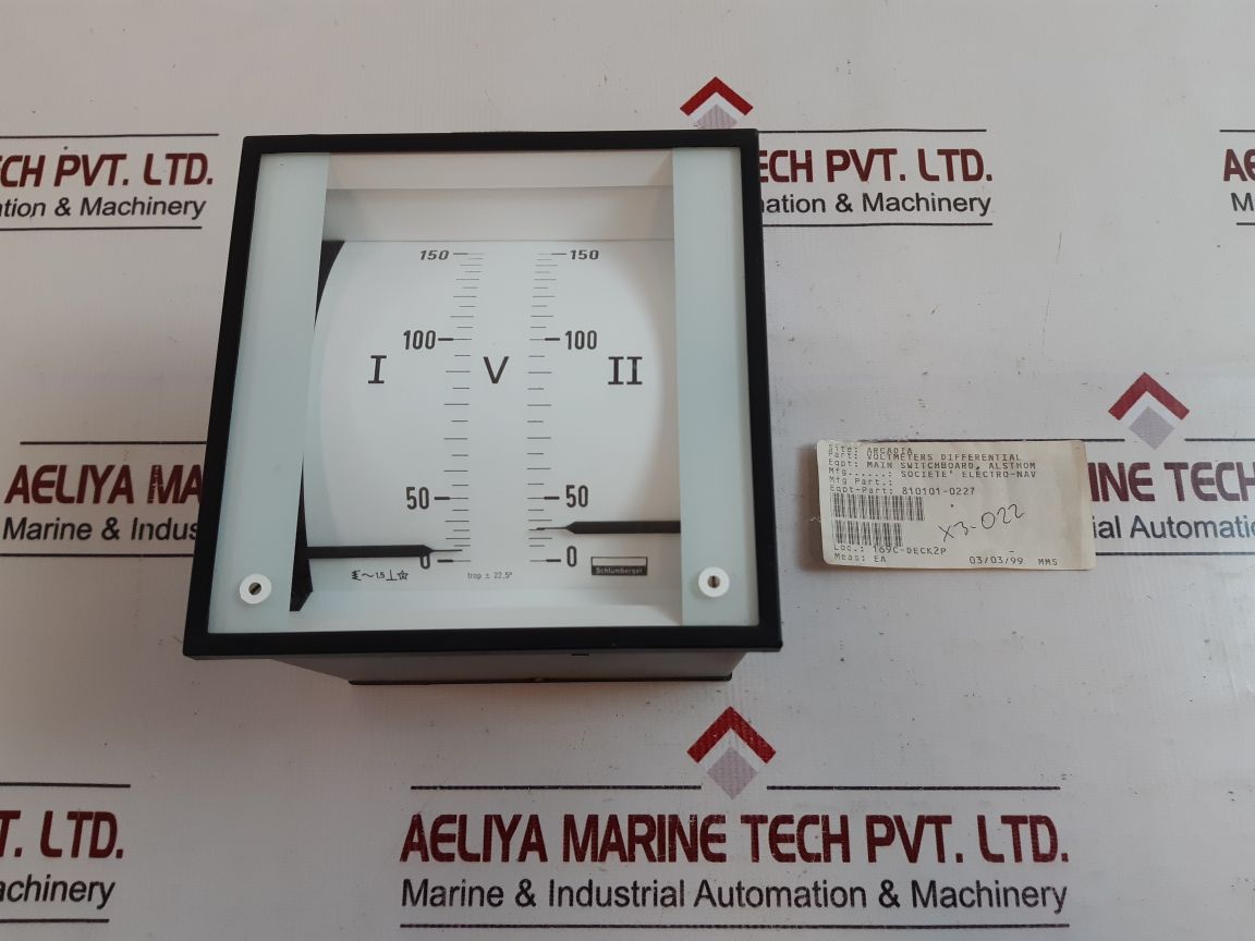 Schlumberger S2633 4601 Voltmeters
