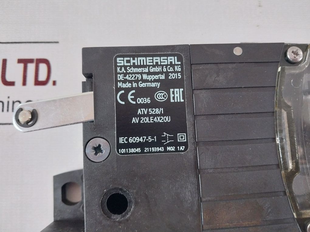 Schmersal Atv 528/1 Locking Car Device