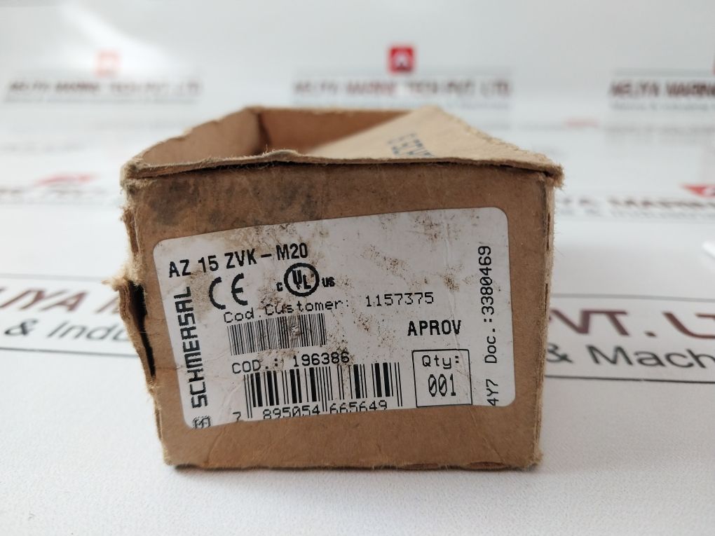 Schmersal Az 15 Zvk-m20 Limit Switch