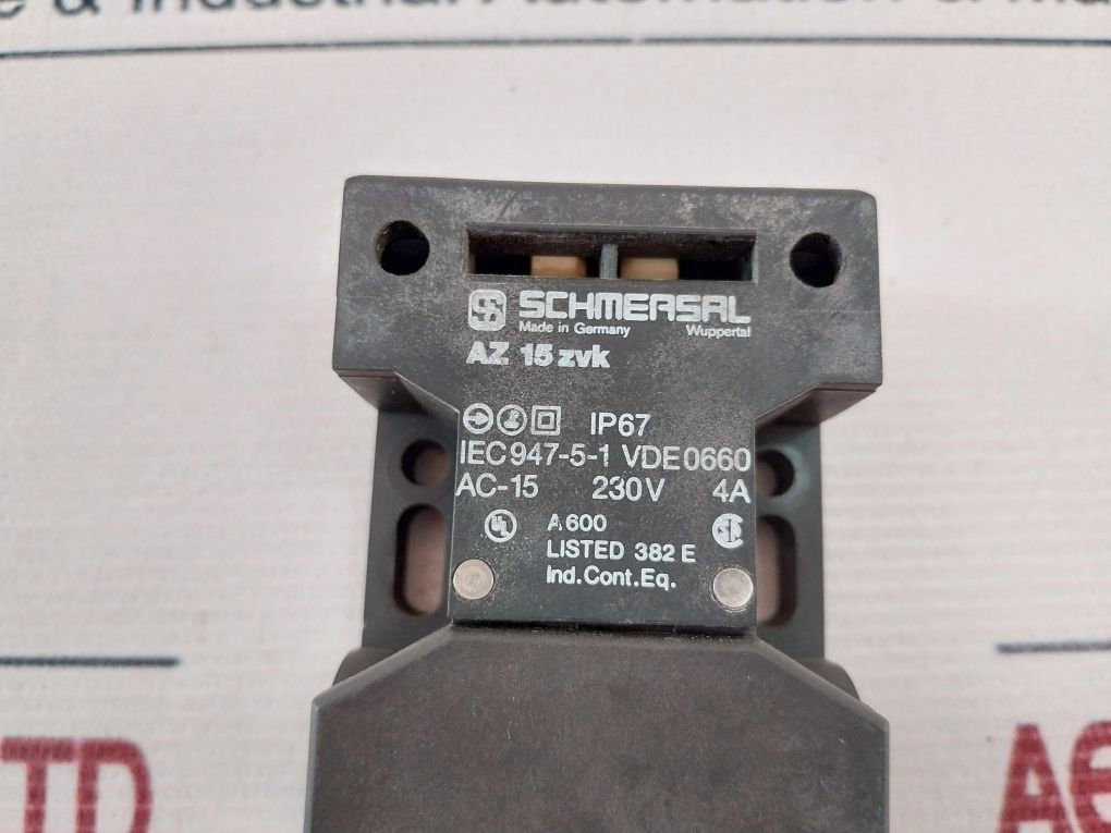 Schmersal Az 15 Zvk Safety Switch Ip67