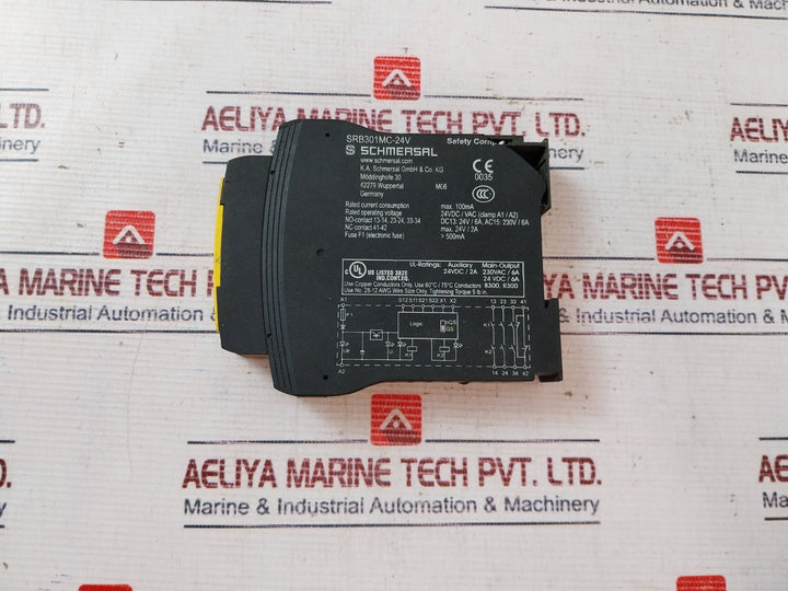 Schmersal Srb301Mc-24V Safety Relay 6A 230Vac 24Vdc