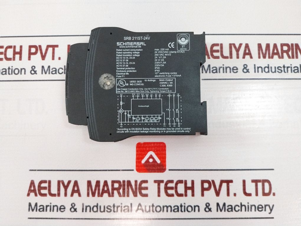 Schmersal Srb 211St-24V Safety Relay 24 Vdc/Vac