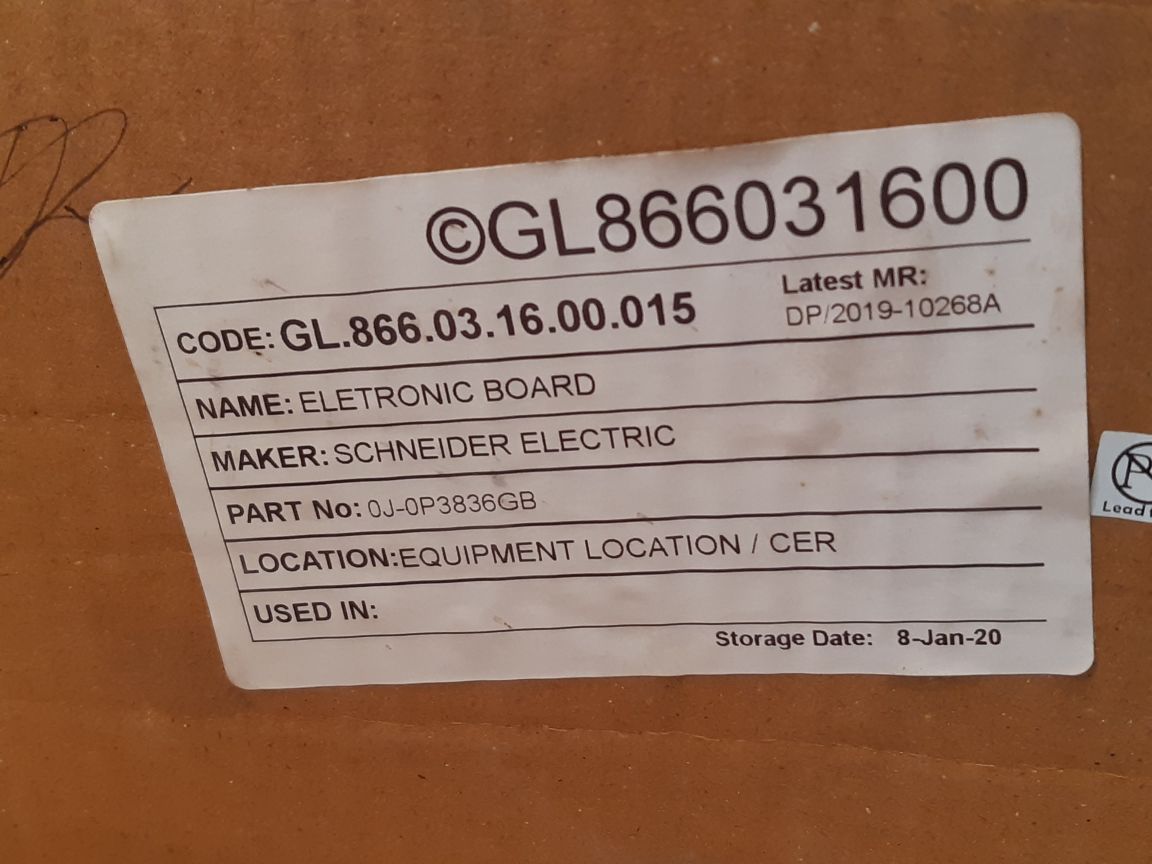 Schneider 640-3400116000Gb-z Electronic Pc Board