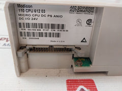 Schneider Aeg 110 Cpu 612 03 Modicon Micro Cpu Module
