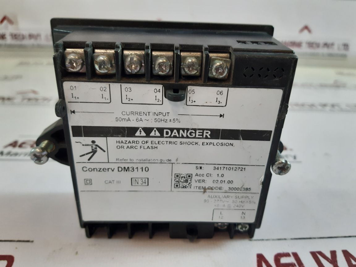Schneider Conzerv Dm3110 Amp Meter Ver 02.01.00
