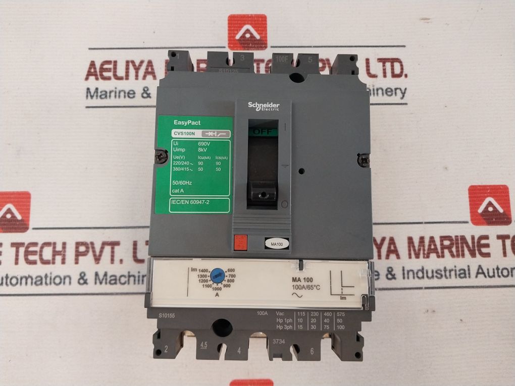 Schneider Cvs100N Circuit Breaker